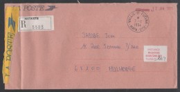 WALLIS & FUTUNA - MATA UTU / 1994 LETTRE RECOMMANDEE EN FRANCHISE POUR LA FRANCE - MULHOUSE (ref 6408) - Covers & Documents