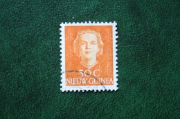 Kon. Juliana En Face 50 Ct NVPH 16 1950-52 Gestempeld Used NIEUW GUINEA NIEDERLANDISCH NEUGUINEA NETHERLANDS NEW GUINEA - Niederländisch-Neuguinea