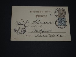 ALLEMAGNE - Entier Avec Complt D'affr. 1898 - A Bien étudier - Détaillons Collection - P20516 - Postwaardestukken