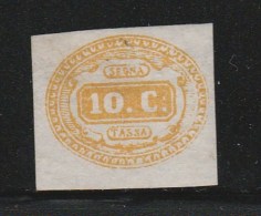 Italy Italia 1863 Segnatasse Postage Due Cifra In Ovale No Gum (B356-10) - Portomarken