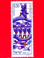 ISRAELE - Usato - 1975 - Festival - Nuovo Anno Ebraico, 5736 - Giudici D'Israele - Gideon - 0.35 - Used Stamps (without Tabs)