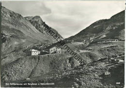 Splügenpass - Berghaus - Schweizerzoll - Foto Ansichtskarte - Splügen