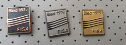 Rowing  Championship Bled 1979 FISA SLOVENIA Pins - Rowing