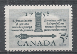 Canada 1958. Scott #382 (MNH) Speaker's Chair And Mace  (Complete Issue) - Ongebruikt