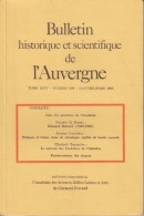 1 LIVRET REVUE  BULLETIN 1988 HISTORIQUE ET SCIENTIFIQUE DE L'AUVERGNE TOME XCIV N° 696 L’ACADÉMIE DES SCIENCES BELLES - Auvergne