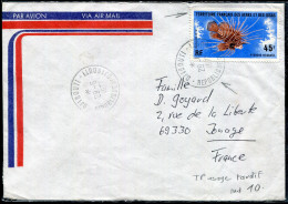 AFARS & ISSAS - N°435 / LETTRE AVION DE DJIBOUTI LE 29/6/1977, USAGE TARDIF INDEPENDANCE DEPUIS 2 JOURS - TB - Briefe U. Dokumente