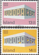 Iceland 428-429 (complete Issue) Unmounted Mint / Never Hinged 1969 Europe - Ungebraucht