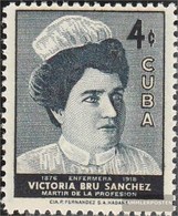 Cuba 536 (complete Issue) Unmounted Mint / Never Hinged 1957 Victoria Bru Sanchez - Neufs