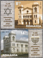 Romania 6678-6679 (complete Issue) Unmounted Mint / Never Hinged 2013 130 Years Synagogue - Unused Stamps