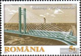 Romania 6536 (complete Issue) Unmounted Mint / Never Hinged 2011 Opening Straßenbrücke - Nuovi