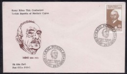 AC - NORTHERN CYPRUS FDC - ANNIVERSARIES AND EVENTS ISMET INONU 29 NOVEMBER 1985 - Lettres & Documents