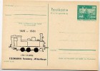 DDR P79-34-81 C166 Postkarte ZUDRUCK 100 J. Eisenbahn Perleberg-Wittenberge 1981 - Privé Postkaarten - Ongebruikt