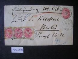 PRUSSIA - LETTER SENT TO Schwiebus FOR BERLIN IN 1865 AS - Ganzsachen