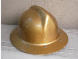 Casco Pompieri Francesi Petitcollin M1950 Originale Marcato Completo - Firemen