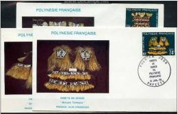 Série 3 FDC POLYNESIE 138 139 140 Habits De Danse 14 07 1979. - FDC