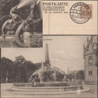 Allemagne 1913. Entier Postal, Journée Des Philatélistes.  Hannover, Brunnen Der Flußwasserkunst. Dragons - Mythologie