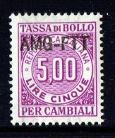 Tassa Di Bollo   Lire 5  ** Gomma Integra - Fiscaux