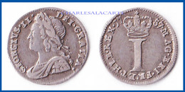 GREAT BRITAIN 1737  GEORGE II  SILVER MAUNDY PENNY  VERY GOOD - FINE  CONDITION - Autres & Non Classés
