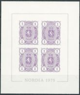 FINNLAND 1975 Mi-Nr. 19 SONDERDRUCK NORDIA 1975 ** MNH - Ensayos & Reimpresiones