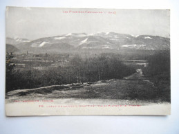 CPA "Labarthe De Neste - Vue Du Plateau Et Les Pyrénées" - La Barthe De Neste