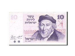 Billet, Israel, 10 Lirot, 1973, Undated, KM:39a, TTB - Israël