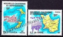 New Caledonia - Nouvelle Calédonie  1979 Yvert 426-27 Islands Of Ouvéa & Mère  - MNH - Neufs