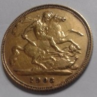 1903 HALF  SOVEREIGN GOLD COIN FROM EDWARDS VII - 1/2 Sovereign