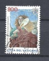 Vaticano  1998 Fresco  Of Angels By Melozzo Da Forli, 1438-1494 Used Yvert 1110 Paintings Art - Used Stamps