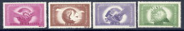 ROMANIA 1945 World Trade Union Congress Set MNH / **.  Michel 917-20 - Unused Stamps