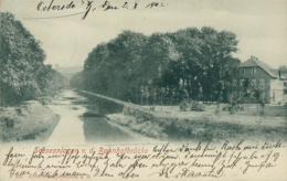 DE OSTERODE / Sceseanlagen V. D. Bahnhofbrücke / - Osterode