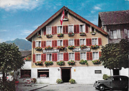 ALPNACH-DORF → Gasthaus Schlüssel Mit Oldtimer Anno 1961  ►Reklamekarte◄ - Alpnach