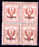 Italia-F01226 - Egeo - Lipso 1912: Sassone N. 1 (++) MNH - Privo Di Difetti Occulti - Aegean (Lipso)