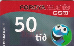 Faroe Islands, 50 Kr, Funny ´Face´, 2 Scans,    01.03.2006 - Färöer I.