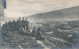 CPA MACEDOINE Carte-photo Uesküb Blick Von Der Moschee - Noord-Macedonië