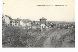 EYGURANDE-MERLINES  (cpa 19)  Vue Générale De La Gare -   - L 1 - Eygurande