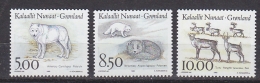 Greenland 1993 Polar Animals 3v ** Mnh (31652I) - Ongebruikt