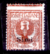 Italia-F01255 - Egeo - Simi 1912: Sassone N. 1 (+) LH - Privo Di Difetti Occulti - Egée (Simi)