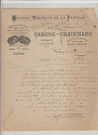 NAMUR - GRAND MAGASIN DE LA STATION - LETTRE - 1892 - Straßenhandel Und Kleingewerbe