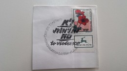 NO VIOLENCE-  ISRAEL 1994 Cancel Cancellation - Cartas & Documentos