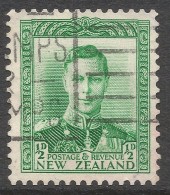 New Zealand. 1938 KGVI. ½d Green Used. SG 603 - Oblitérés