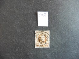 Belgique  :Perfins :timbre N° 203 Perforé  Triangle  Oblitéré - Non Classés