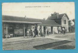 CPA - Chemin De Fer Cheminots La Gare De MONTSOULT-MAFFLIERS 95 - Montsoult