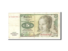 Billet, République Fédérale Allemande, 5 Deutsche Mark, 1970, 1970-01-02 - 5 DM