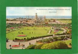 PROMENADE & KINGS GARDENS . SOUTHPORT . ANIMATION. CPA  Voir Recto Verso - Southport