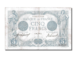 Billet, France, 5 Francs, 5 F 1912-1917 ''Bleu'', 1915, 1915-12-28, TTB+ - 5 F 1912-1917 ''Bleu''