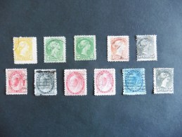 Canada : 11 Timbres Oblitérés - Verzamelingen