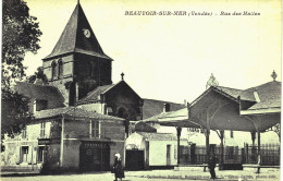 Carte Postale Ancienne De BEAUVOIR Sur MER - Beauvoir Sur Mer