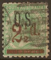 SOUTH AUSTRALIA 1891 2 1/2d/4d OS SG O71 U #VI457 - Used Stamps