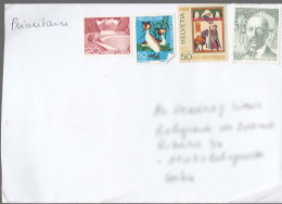 Switzerland Modern Cover To Serbia - Lettres & Documents