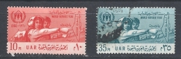 Egitto    1960 World Refugee Year Used Yvert 480-81 Set 2v - Gebruikt